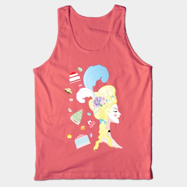 Marie Antoinette Tank Top by amadeuxway